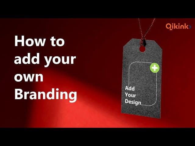 Master your branding options with Qikink