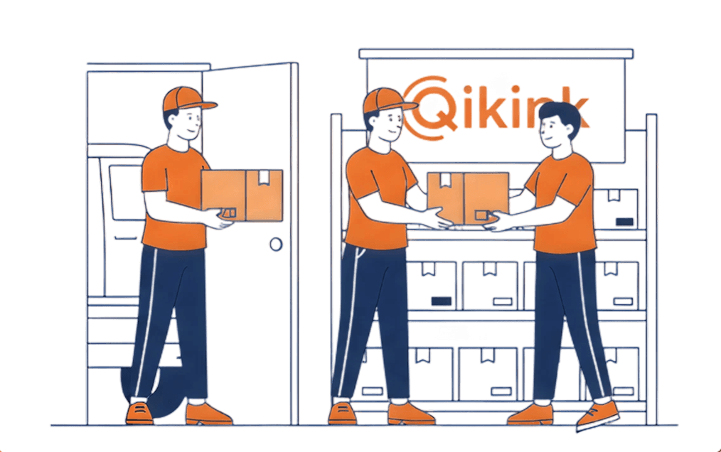 Customer initiating a return process
