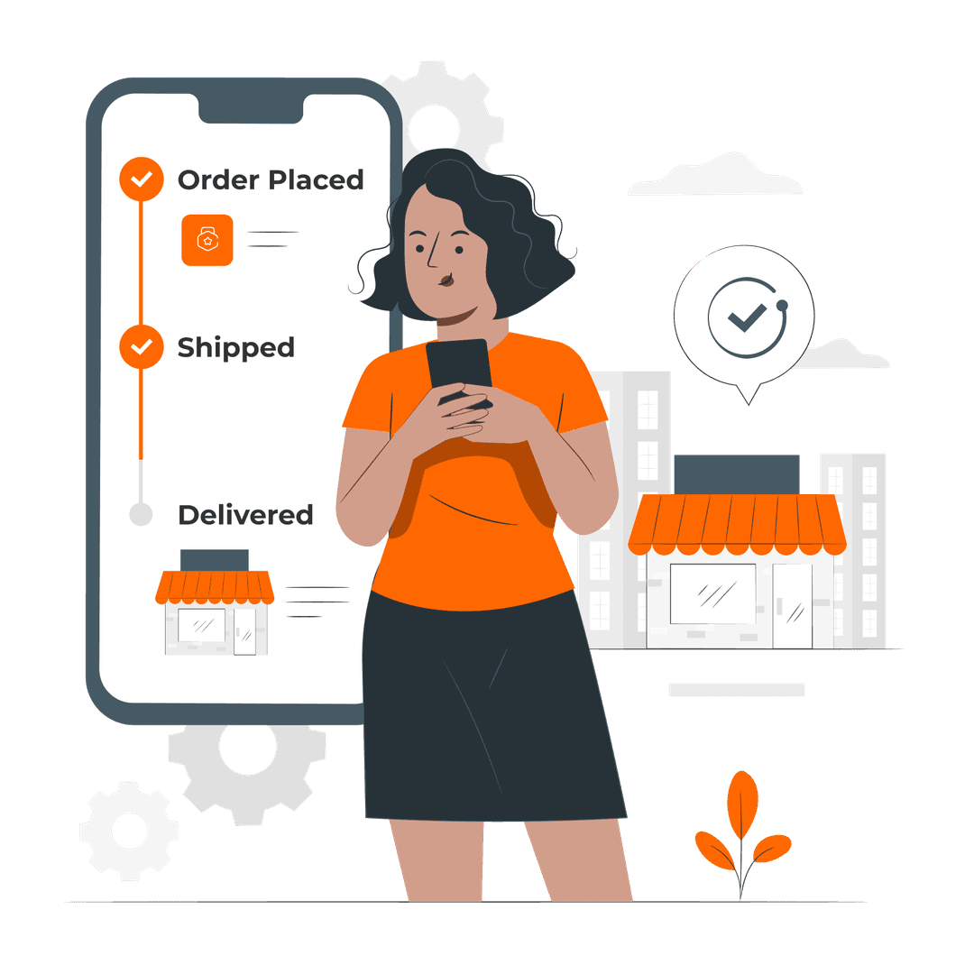 Order Tracking Illustration