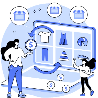 Seller creates products using their custom designs using qikink