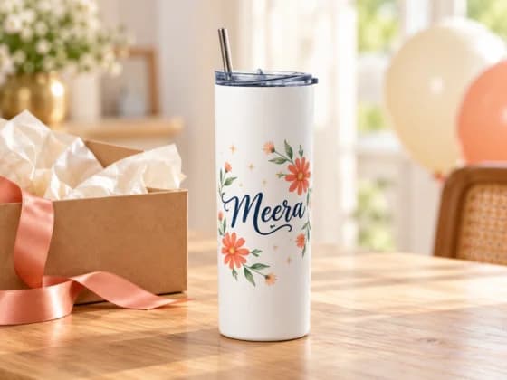 Personal gift bottle with a name