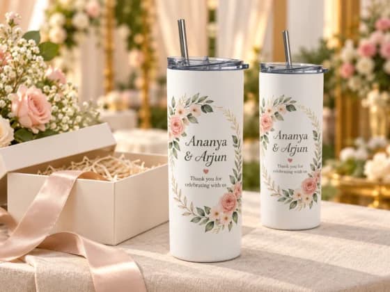 Wedding return gift bottles
