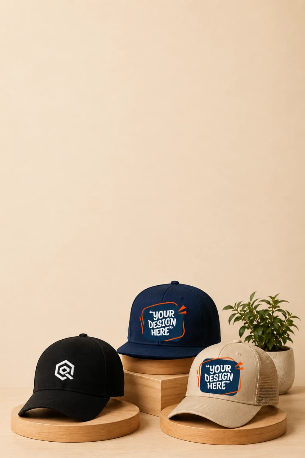 Custom Logo Caps Print & Embroidery - image