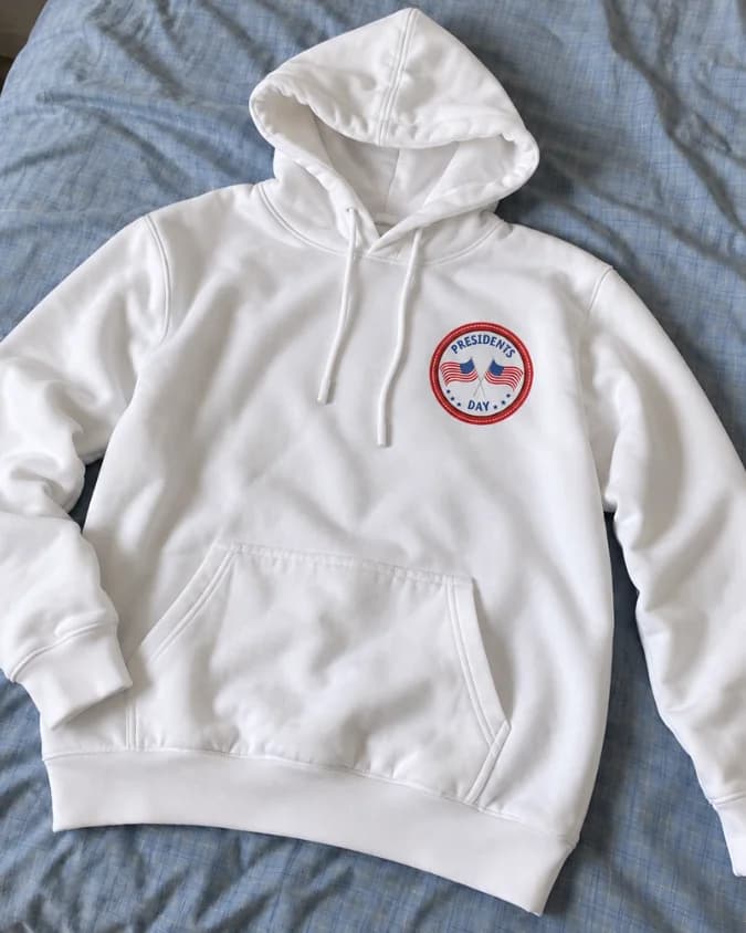 Printed oversized hoodie