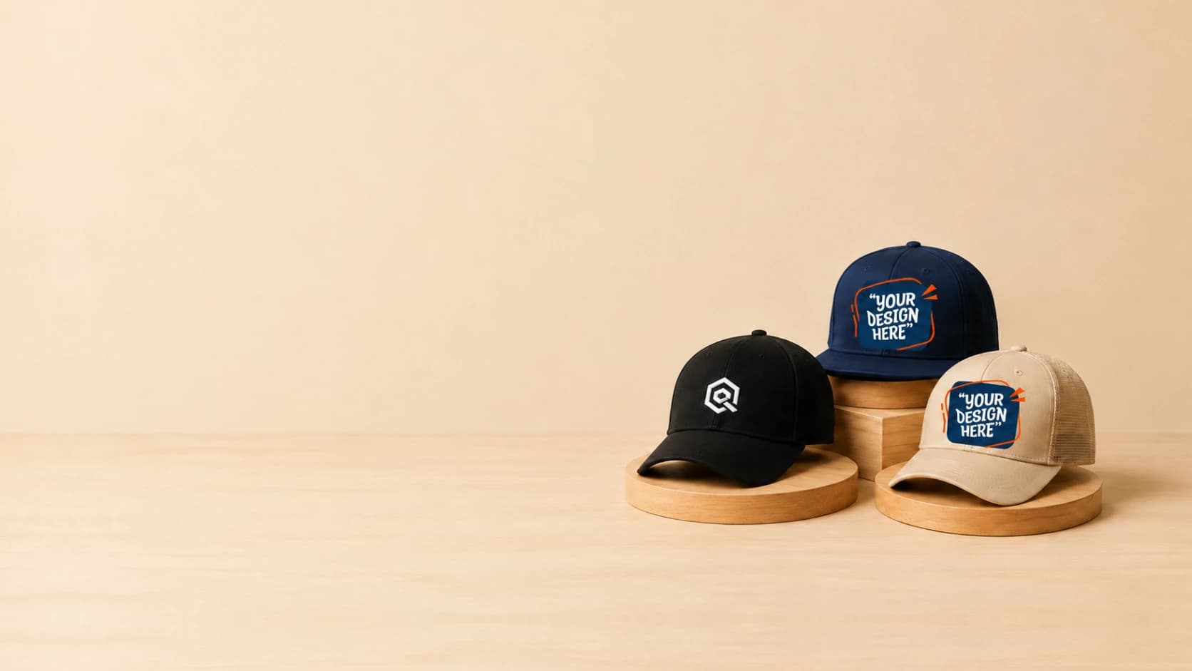 Custom Logo Caps Print & Embroidery - image