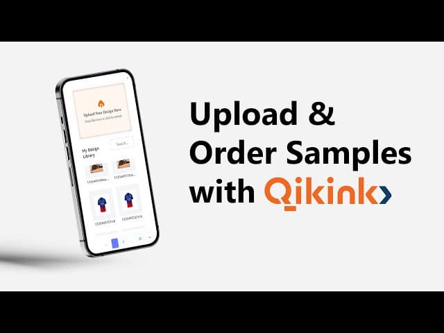 How to upload designs & place a sample order?