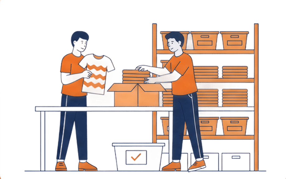 Final courier pickup of processed return