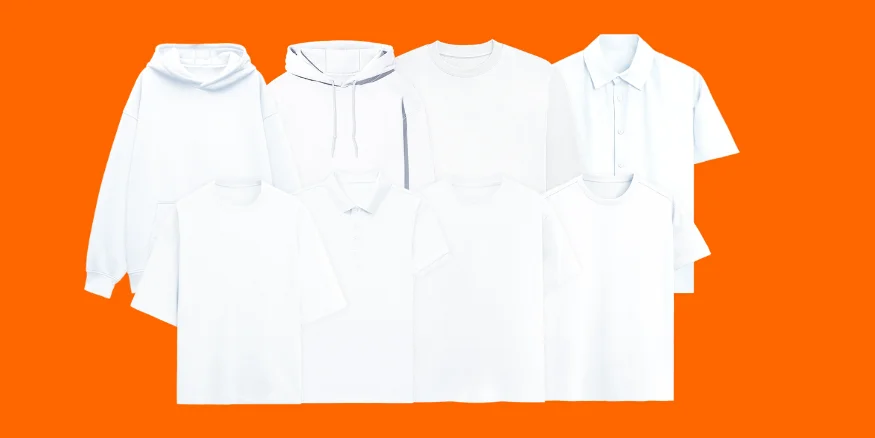 white t-shirt collection at qikink print on demand