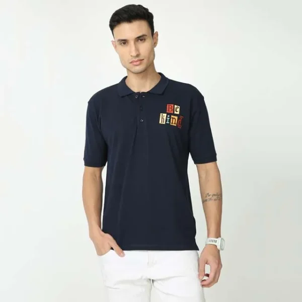 Embroidered polo t-shirt