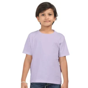 Lavender crew neck tshirt for boys