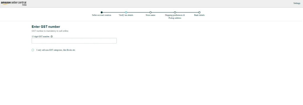 Enter GST Details-qikink