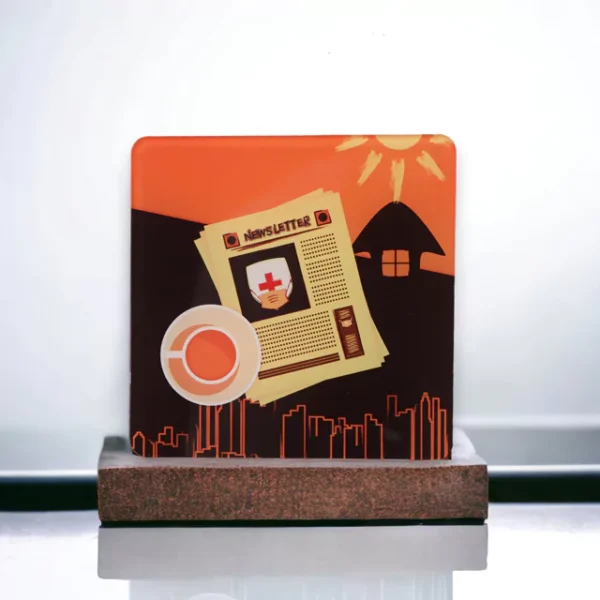 Qikink Acrylic Square Coaster