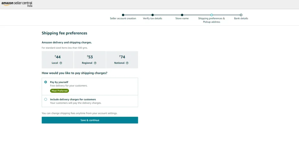 select SHIPPING FEE - qikink