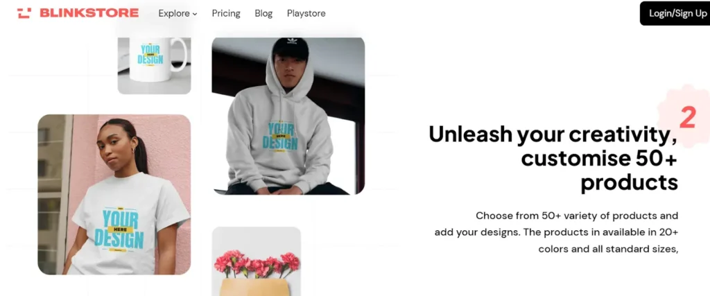 blinkstore x qikink print on demand