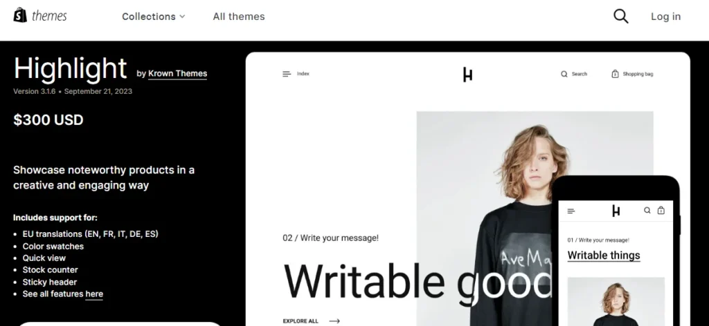 Highlight theme