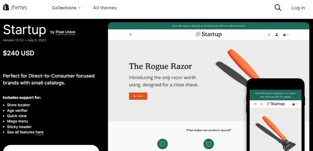 Choosing best shopify theme for print on demand - Startup