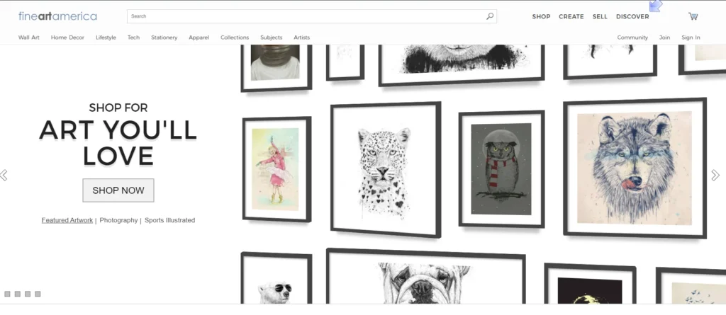 sell on fine art america