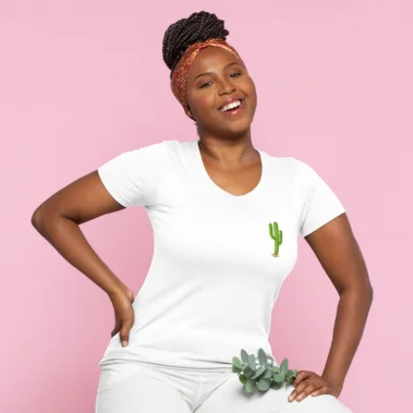 Embroidered Cacti-qikink