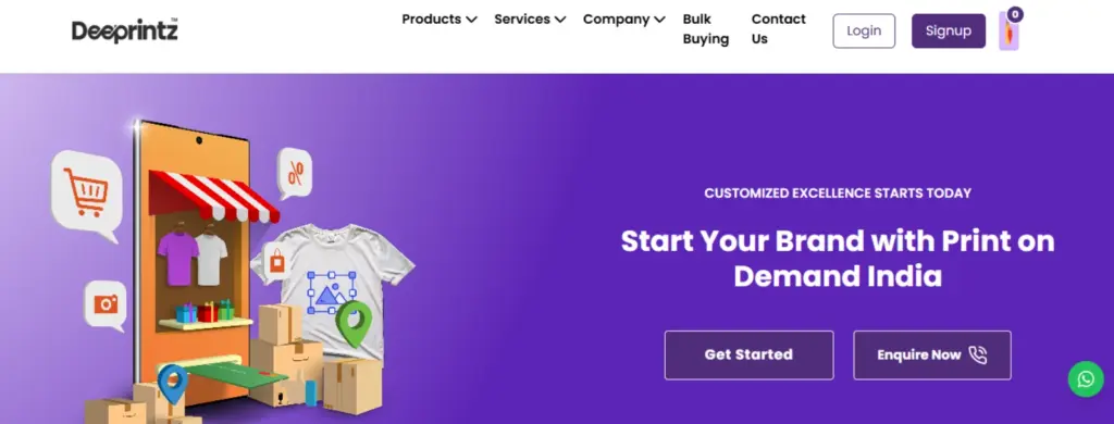Deeprintz x Qikink India's Best print on demand site