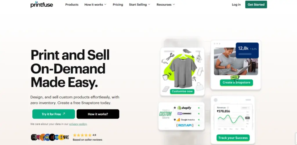Printfuse Print on demand site in India