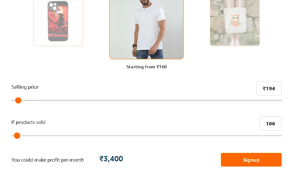 profit calculator qikink