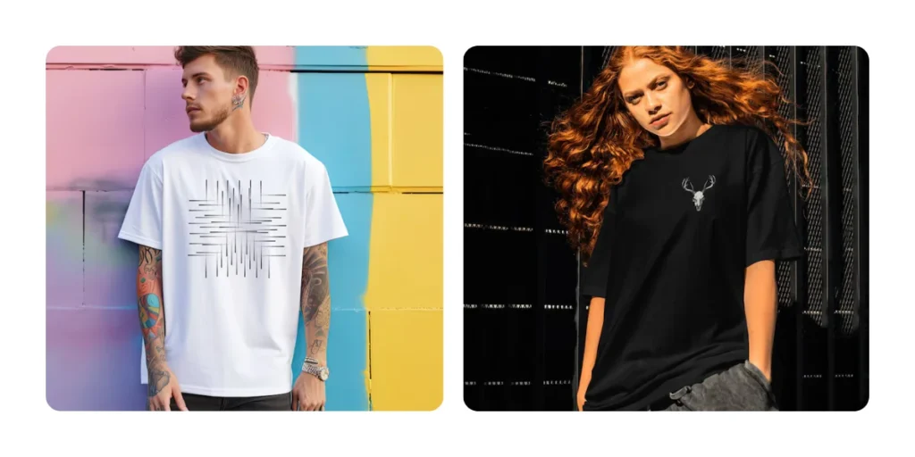 Minimalist and abstract t shirt design