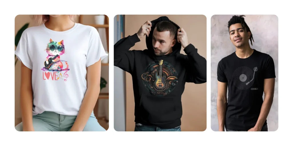 Music and Bands t-shirt design