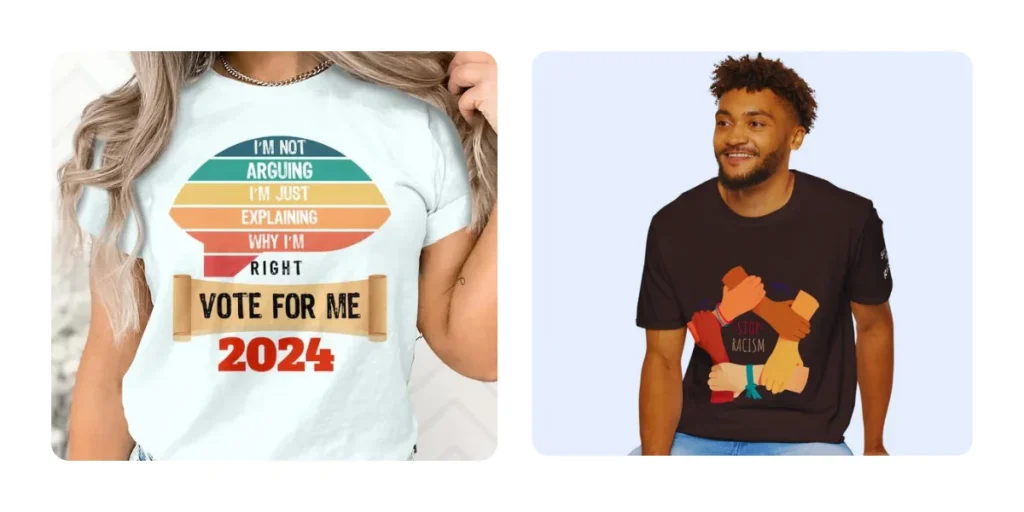 olitics and Social Causes t-shirt design