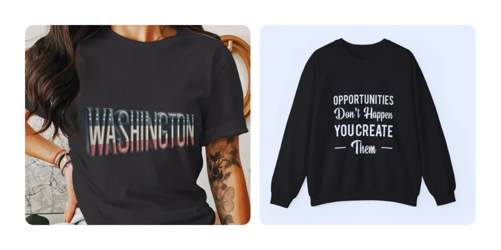 Typography t-shirt designs