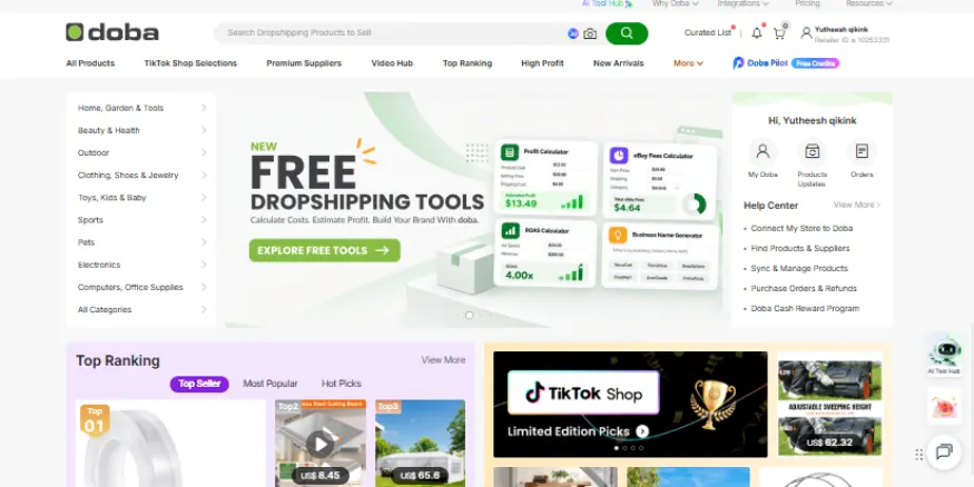 Doba Dropshipping Supplier