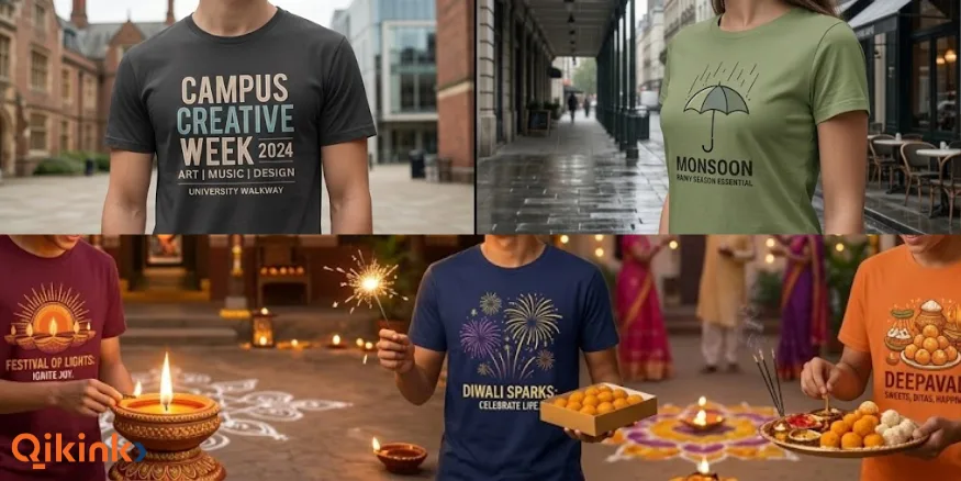 Occasional and seasonal t-shirts designs Qikink