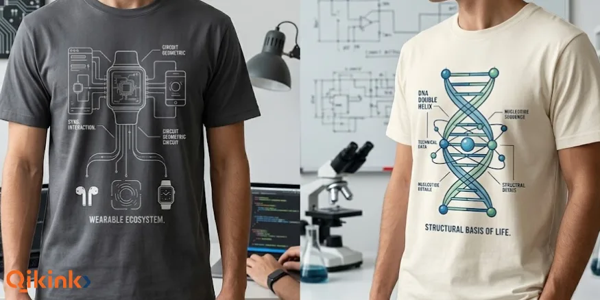 Technology t-shirt designs Qikink
