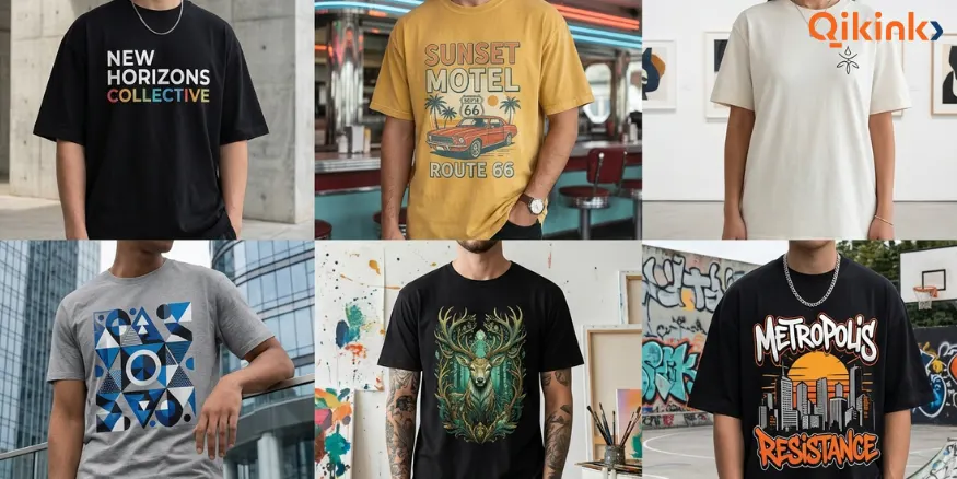Trend and style led t-shirt design idea Qikink