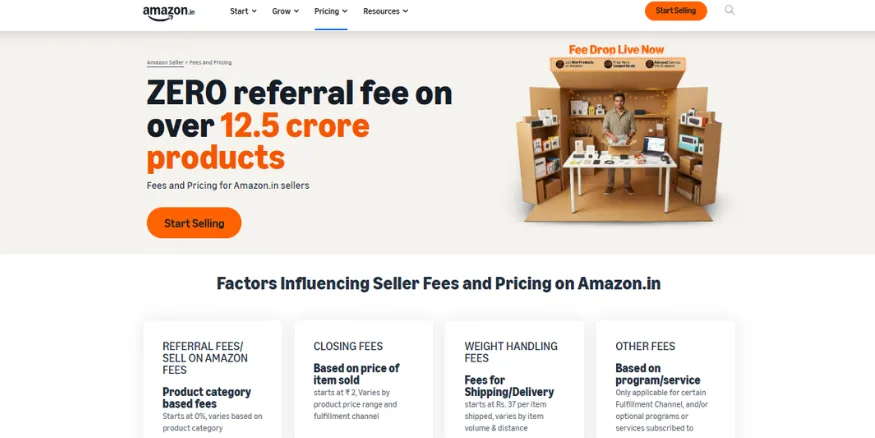 Amazon Seller Fees and Pricing
