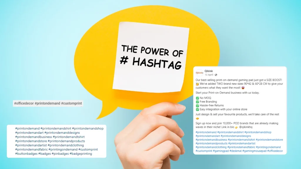 Usage of hashtags in Social media for business
