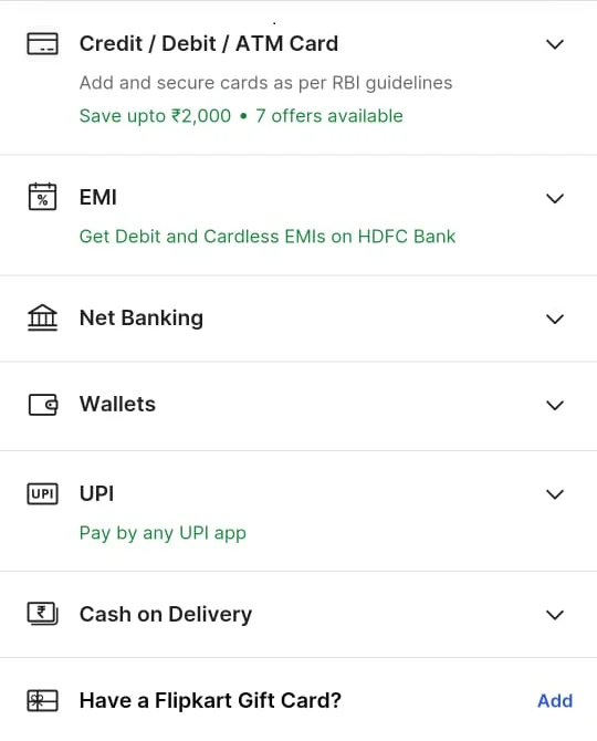Payment processes for eCommerce sales