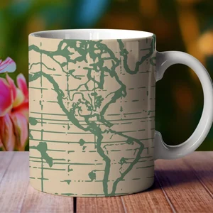 Map mug design ideas