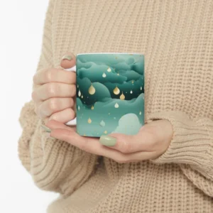 Rain shower mug design ideas