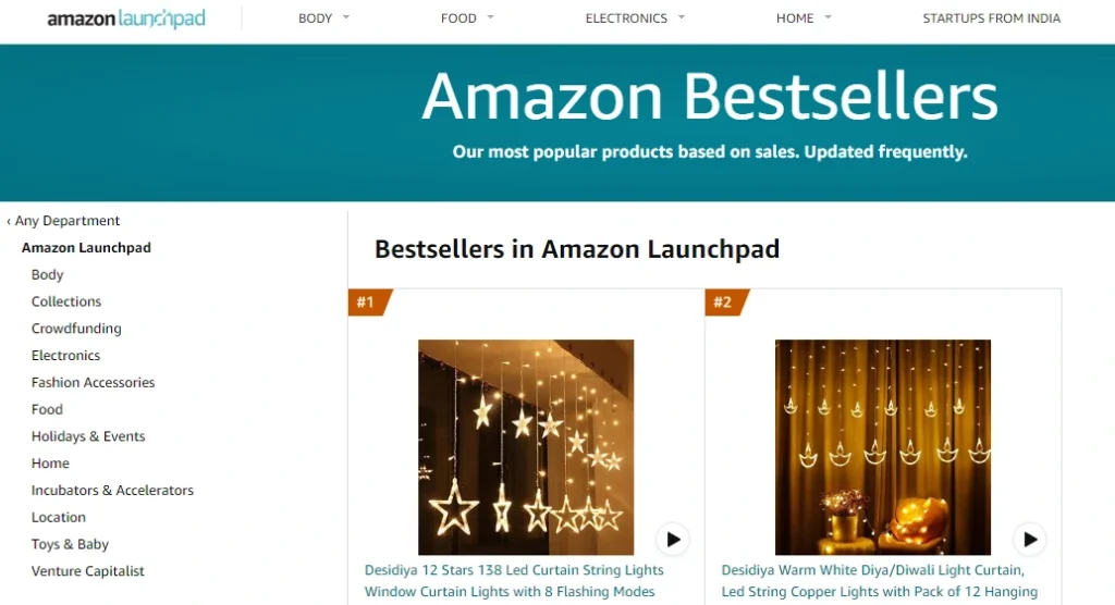 Amazon launchpad