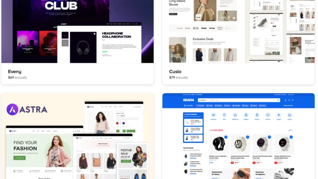 Start dropshipping with WordPress themes
