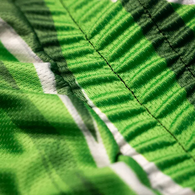 printed kids sports shorts dri fit closeup qikink