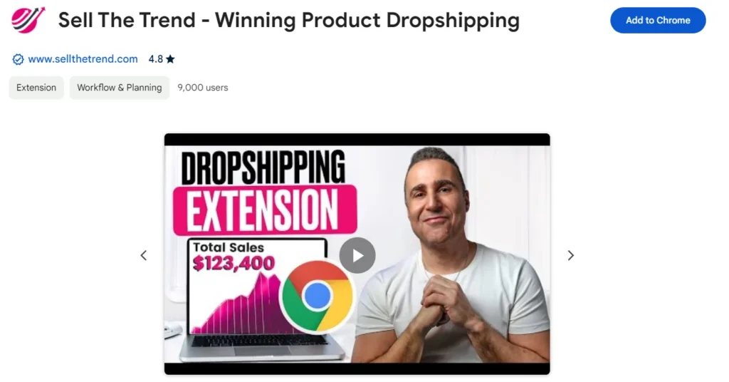 Dropshipping extensions - Sell the trend