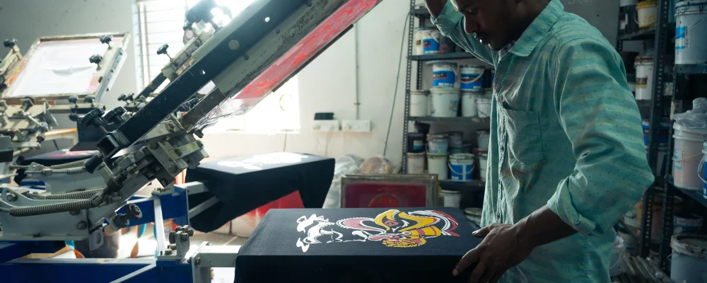 Screen t-shirt printing cost in India Qikink