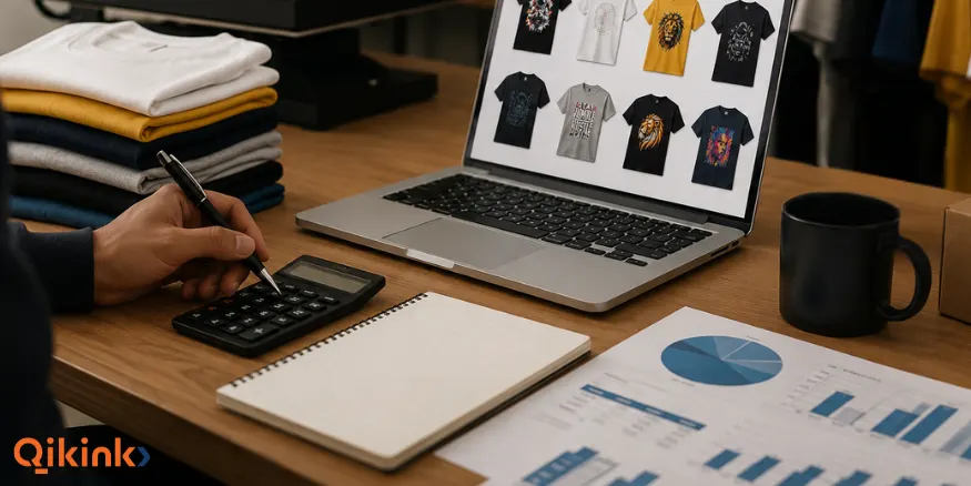 T-shirt printing methods cost breakdown Qikink