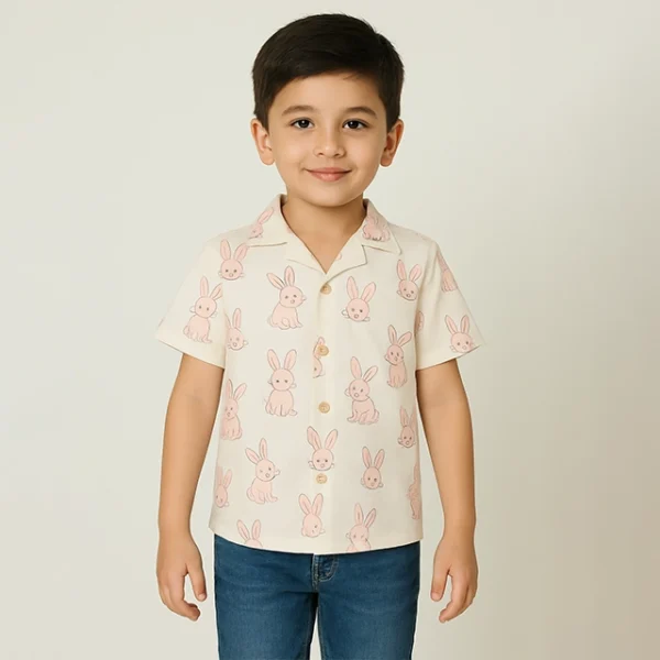 printed shirts for boys cotton viscose qikink