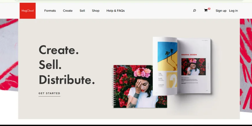 Magcloud POD magazine platform-Qikink