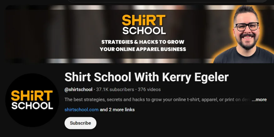 Kerry Egeler youtube channel-Qikink