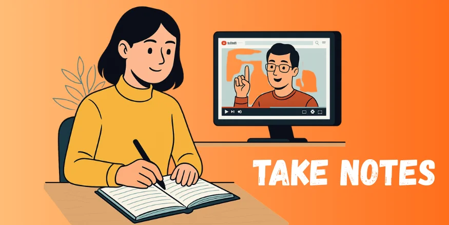 Take notes manually or digitally from POD youtube channels -Qikink