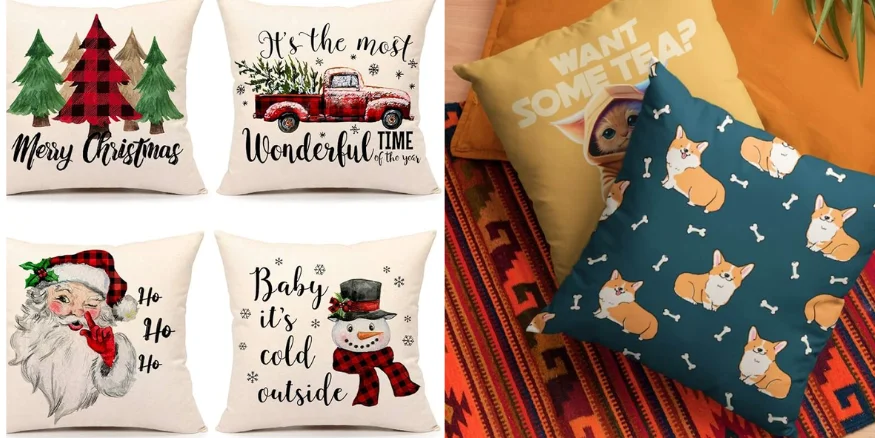 Print on Demand Throw Pillows & Pillow Covers -Qikink