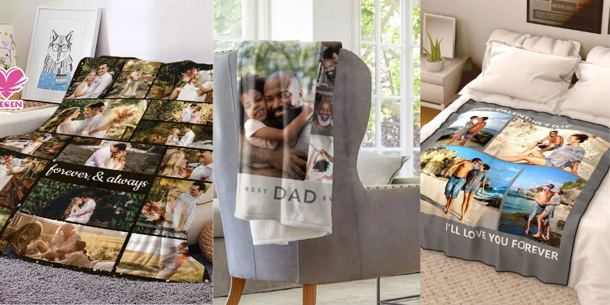 Print on Demand Blankets & Throws -Qikink